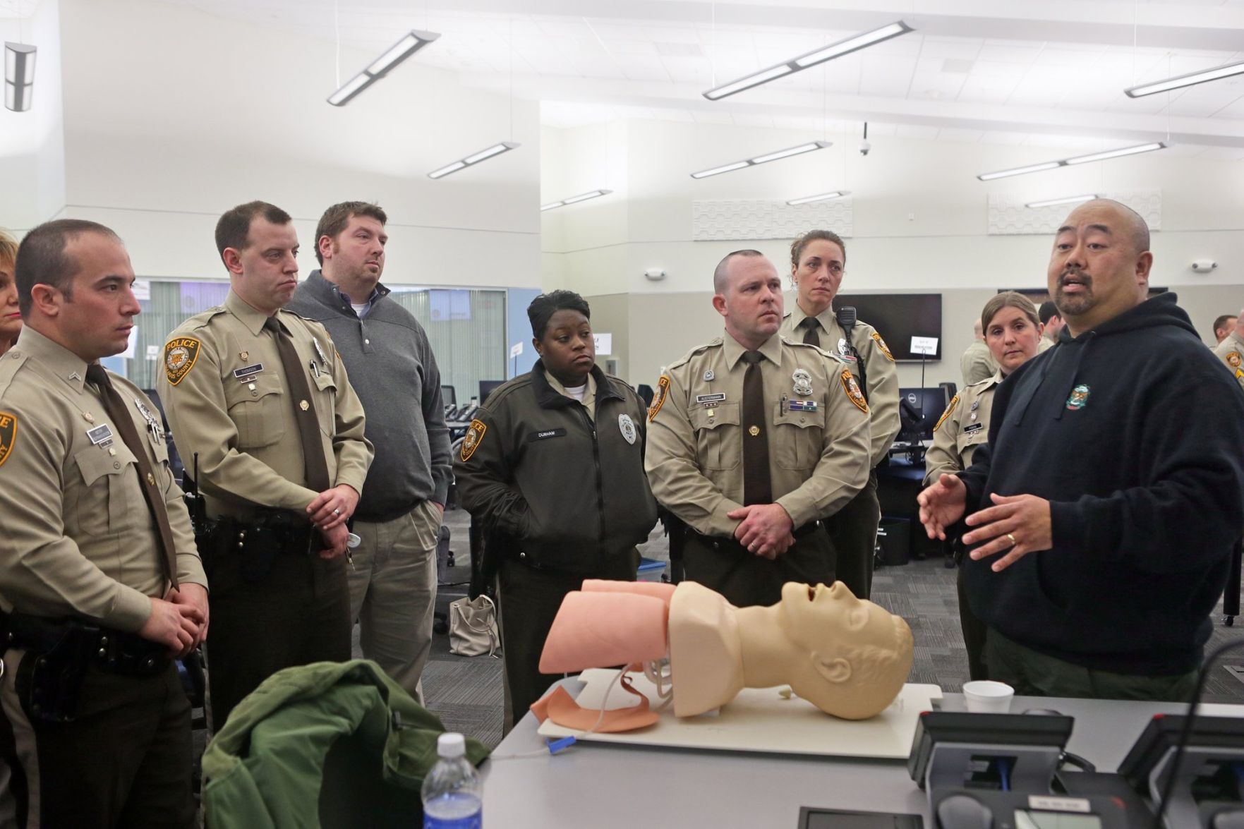 Officers receive training in administering opioid antidote
